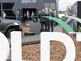 ILA 2026, TGS rackTether at Hensoldt both