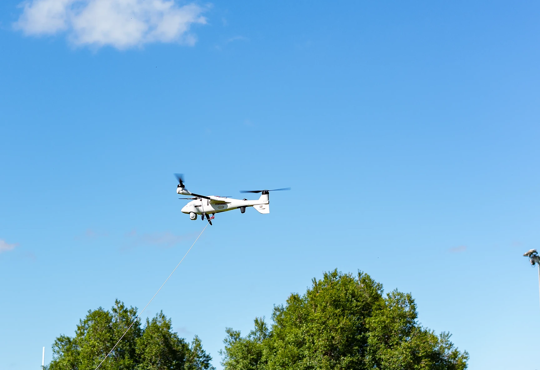 Quantum Systems Vector AI Multicopter with VALOFLY Tether Integration