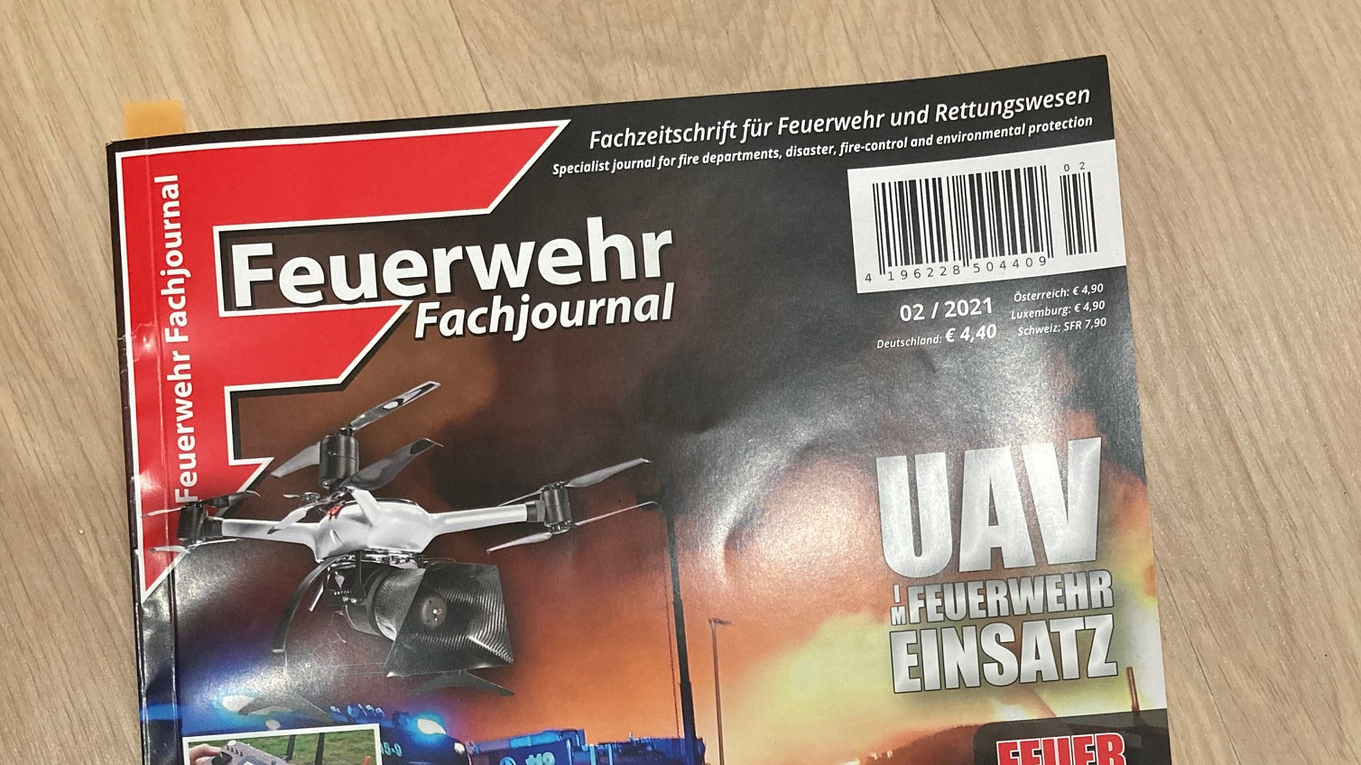 Cover des Feuerwehr Fachjournal, Ausgabe 02/2021