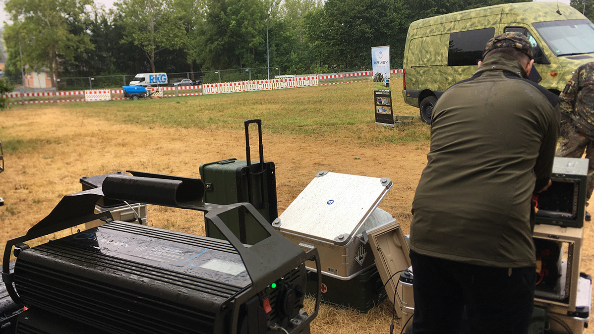 Ausstellungsbereich auf dem Tag der Infanterie in Hammelburg 2019