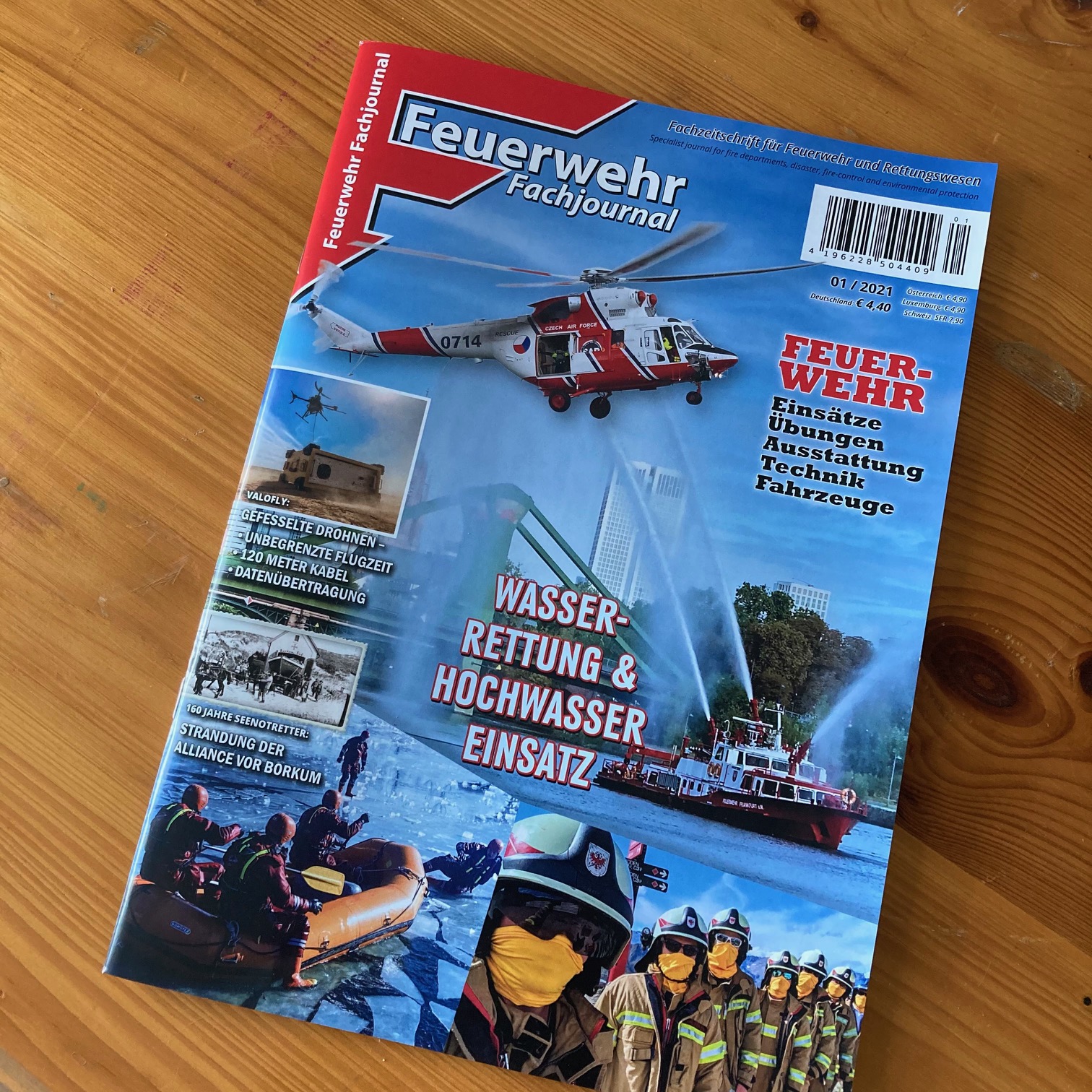 Cover des Feuerwehr Fachjournal, Ausgabe 01/2021